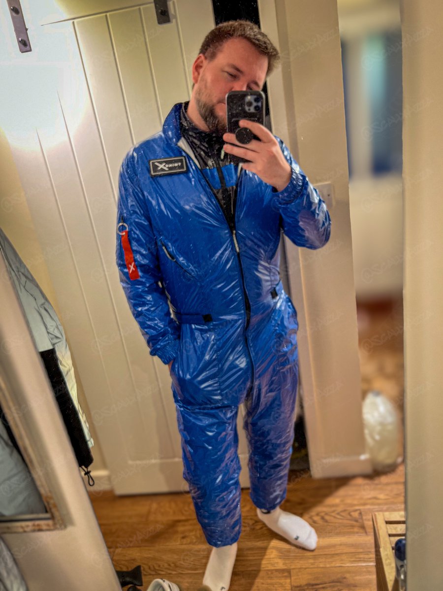 Tried layering in the flight suit 😈