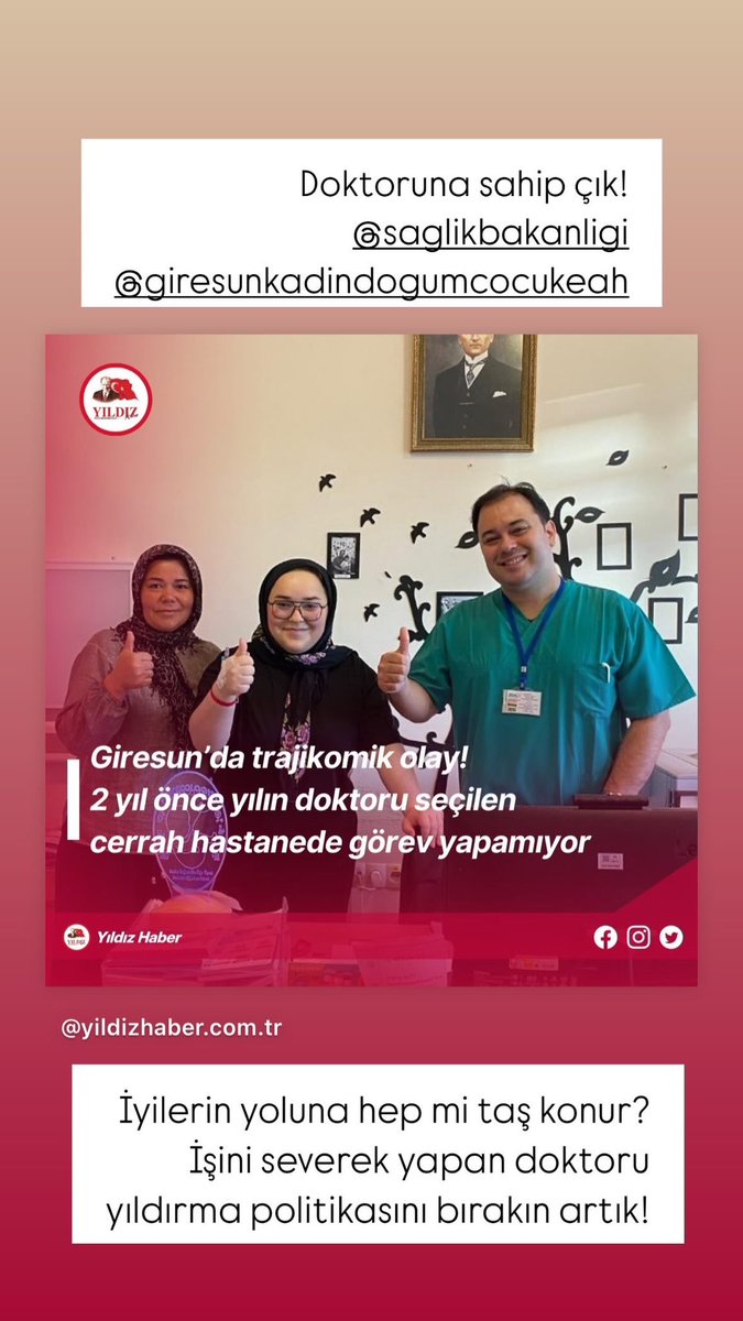 Mine_Alim's tweet photo. İşinin ehli, tecrübeli, hastaları için önemli bir cerrahı daha yerinden etmeyin! 
@giresunsaglik @saglikbakanligi https://t.co/Rh9HXKwzrF