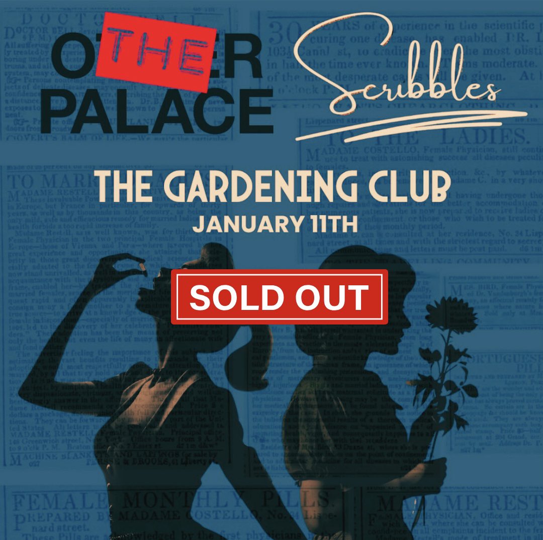 Uh oh… SOLD OUT?! 🫣 We can’t wait to see y’all for our first London feature this weekend! Don’t worry if you weren’t able to snag a ticket, buuuut make sure you’re following The Gardening Club across all our socials to be in-the-know of our 2025 plans. &lt;33
•
•
#londontheatre
