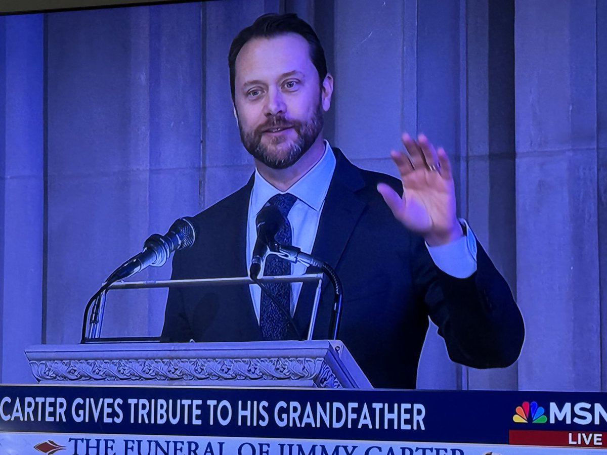 keepcalm_BetoOn's tweet photo. #JasonCarter paying tribute to his grandfather ❤️ 

Such an amazing speaker. 

#PresidentCarter #HumanRights #Democracy #Peace https://t.co/8HUv1PJaan