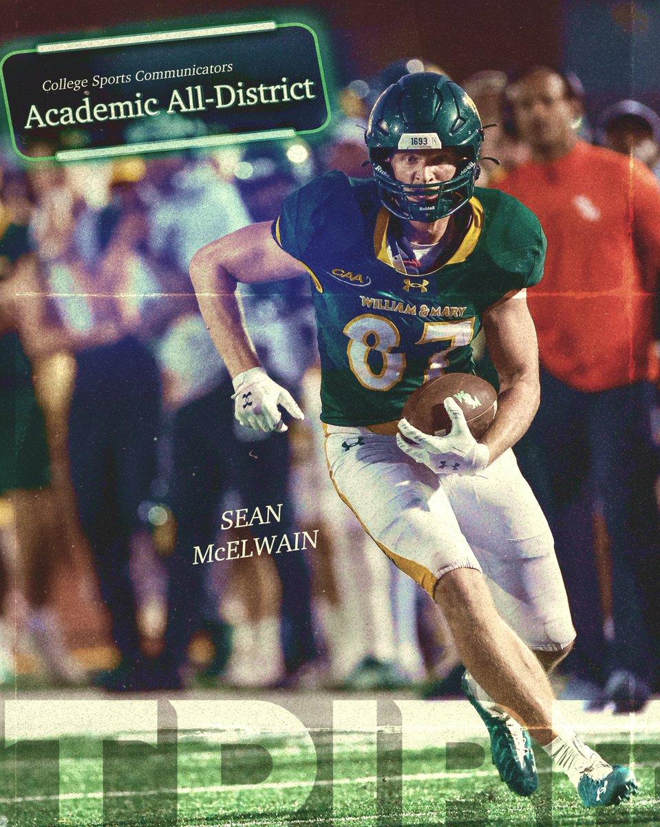 William & Mary Tribe Football (@wmtribefootball) on Twitter photo ππ Sean McElwain Earns <a href="/CollSportsComm/">College Sports Communicators</a> Academic All-District Honors
<a href="/SeanMcElwain1/">Sean McElwain</a> | #GoTribe ππ Sean McElwain Earns <a href="/CollSportsComm/">College Sports Communicators</a> Academic All-District Honors
<a href="/SeanMcElwain1/">Sean McElwain</a> | #GoTribe