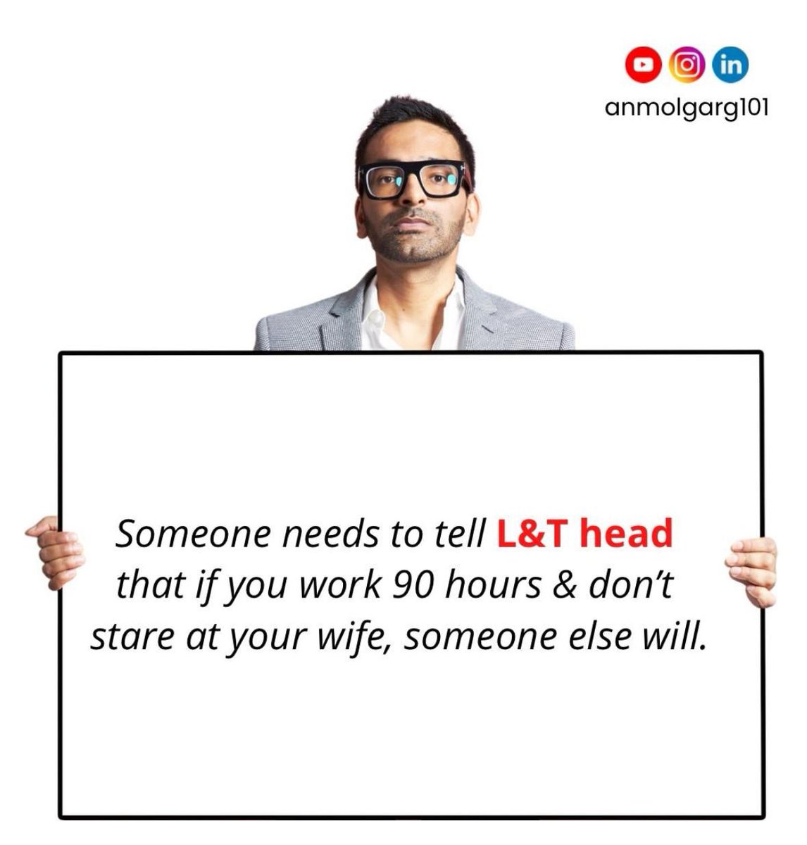 With ♥️ to L&amp;T chief...

#WAfwd