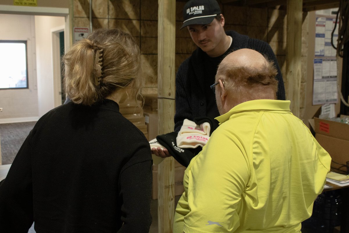 We had an inspiring visit from Special Olympics rep Sara and athlete Eric at our office yesterday! They shared encouraging words and info about the Polar Plunge.  Join us in supporting this amazing cause here: reg.plungemn.org/team/wolfriver… 
#PolarPlunge #SpecialOlympics #Community