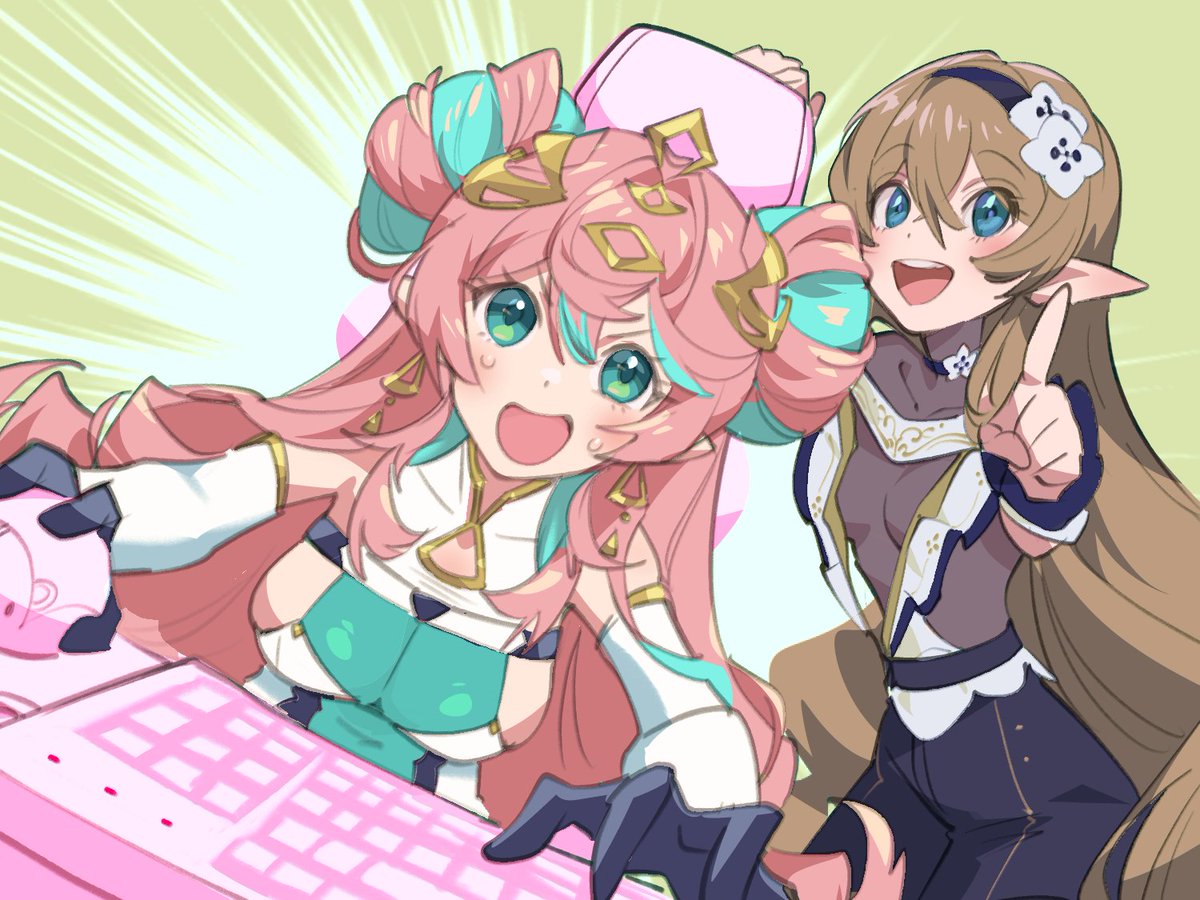 Streamer: don't backseat, we have a backseater at home
The backseater at home:

#LuminArti #pinecaso art by #gyosone