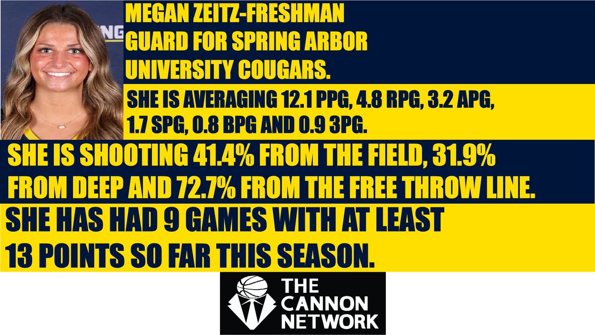The Cannon Network🏀 (@cannon_network) on Twitter photo <a href="/_meganzeitz/">megan zeitz</a> of <a href="/SAUCougarsWBB/">Spring Arbor Women's Basketball</a> thecannonnetwork.com #basketball #TheCannonNetwork <a href="/_meganzeitz/">megan zeitz</a> of <a href="/SAUCougarsWBB/">Spring Arbor Women's Basketball</a> thecannonnetwork.com #basketball #TheCannonNetwork