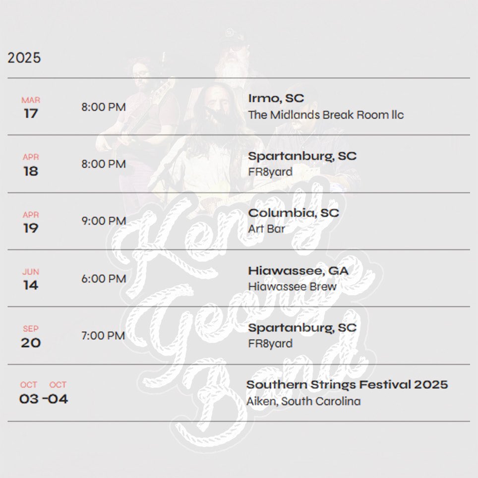 You’ve have been notified! More dates in 2025 are on the way. What city do you want us to come play in?