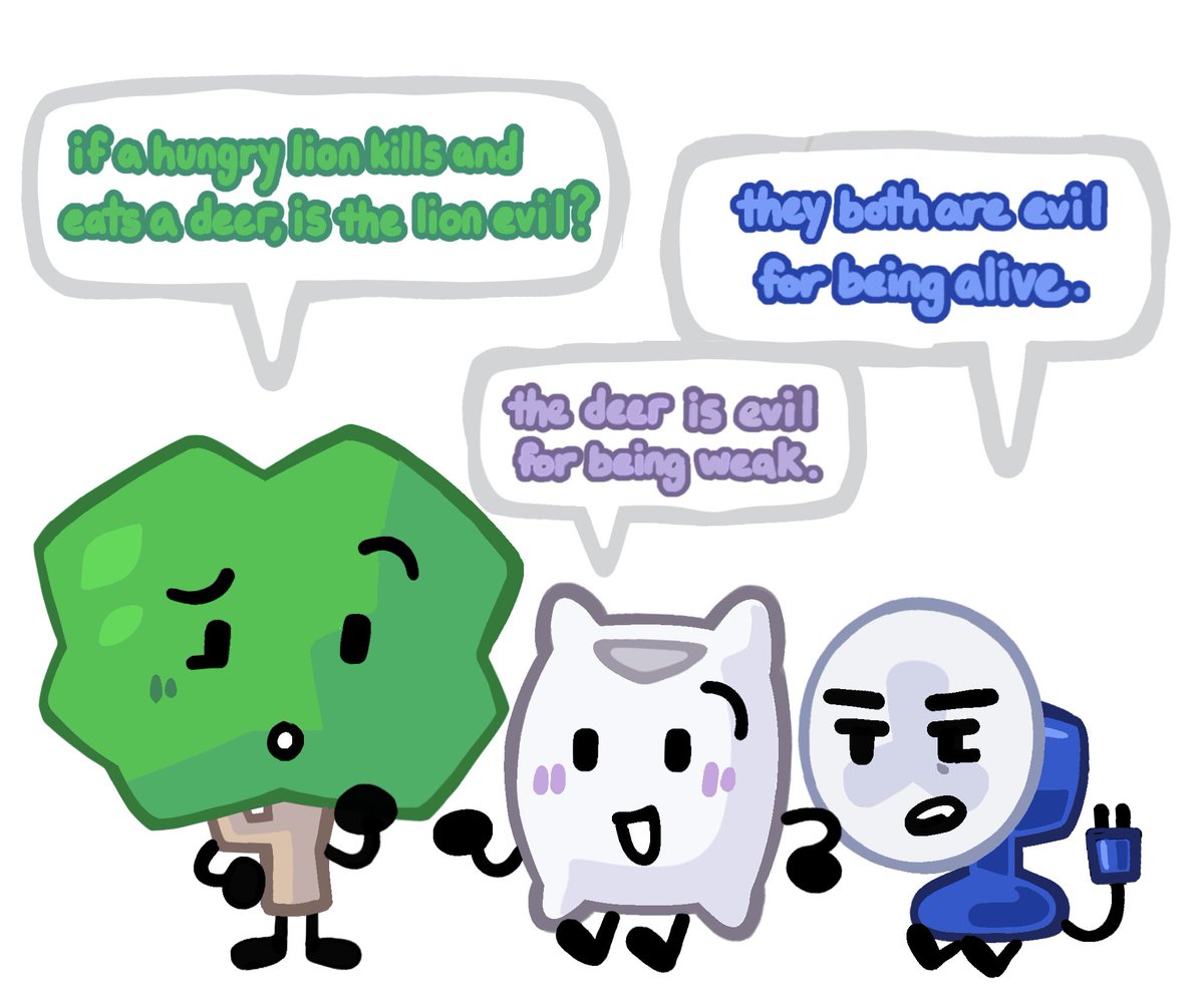 user2763_'s tweet photo. sorry guys for the long hiatus. i was trapped in a pocket dimension.

#bfdi #bfb #tpot https://t.co/TuUCG6UBDS