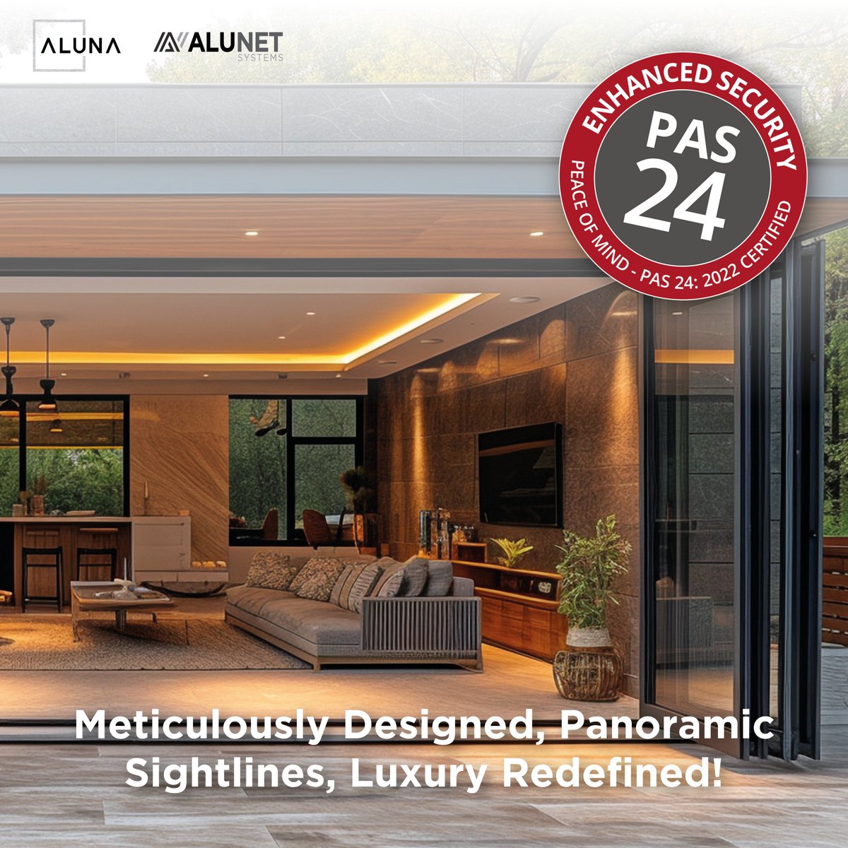 Kickstarting the New Year with Luxury!

Why settle for less when you can have 'Best in Class' Bifolds with Aluna? Our premium aluminium bifold doors combine sleek design with cutting-edge performance, ensuring style and security without compromise.

#AlunaLuxury #BifoldDoors