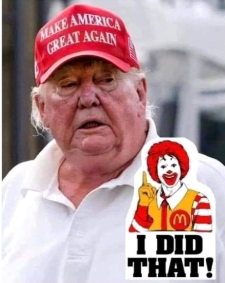 jabronidonnie's tweet photo. @oscarmom355 Many people are saying Donny is the source of the shit smell and also the pee smell with overtones of fart. Had his usual BIG BREAKFAST at McDonald's prior to the #JimmyCarterFuneral #PoorObama https://t.co/ogzwebKhwI