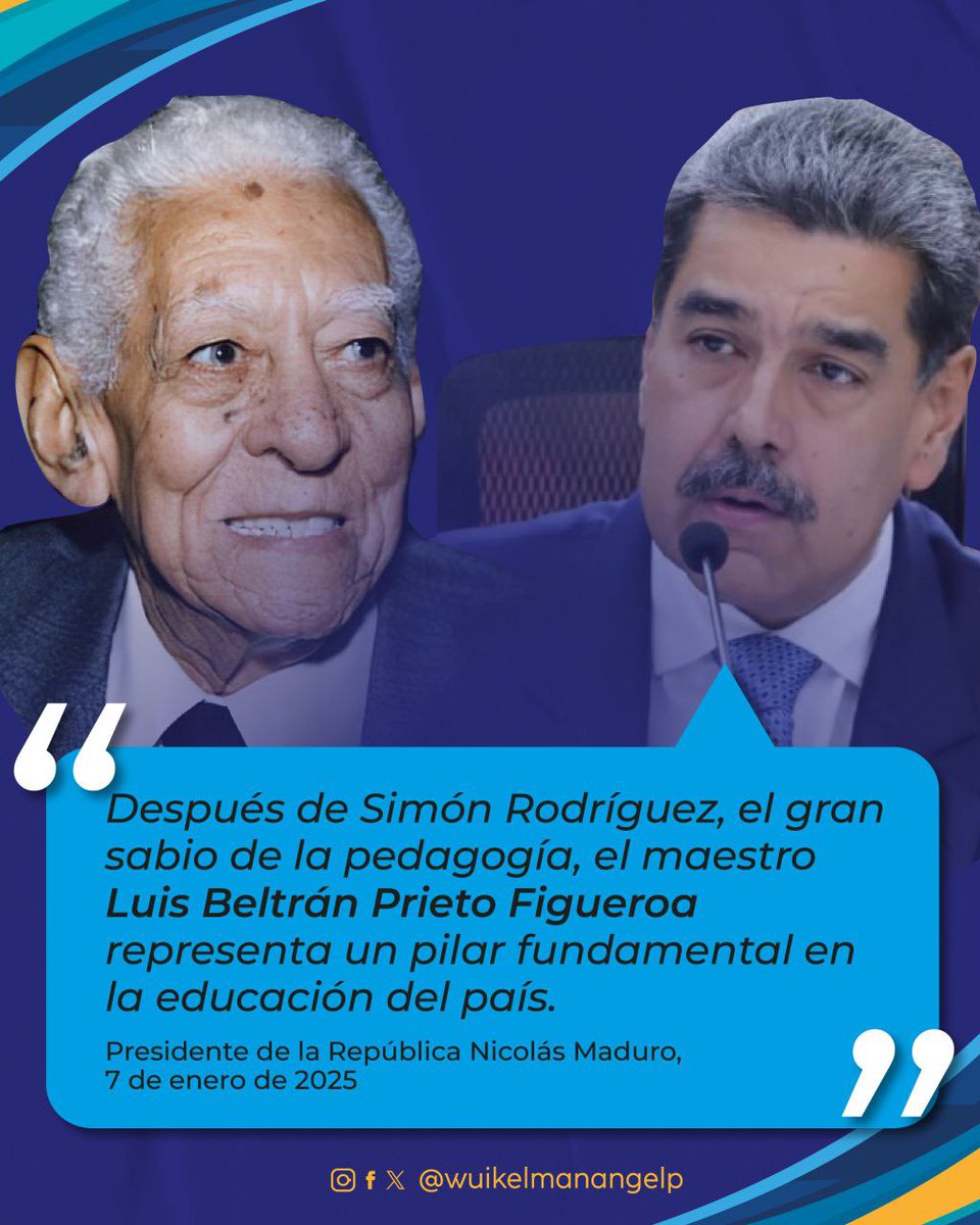 MeridaInces1's tweet image. Los restos mortales de Luis Beltrán Prieto Figueroa ingresan este 15 de enero, Día del Maestro, al Panteón Nacional.
Un reconocimiento a la obra y legado del Maestro de América.

Desde el Inces celebramos esta iniciativa del Gobierno Bolivariano.
#AprendeLaTécnica #Inces