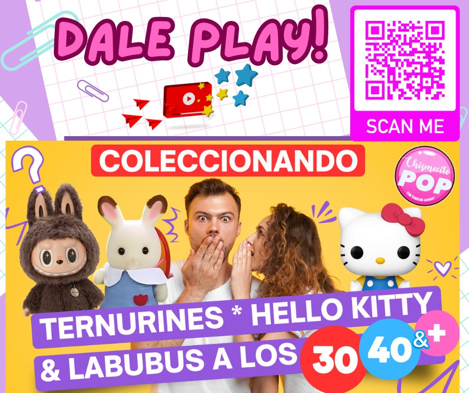 YONATANGOMURY's tweet image. ¿Coleccionando #ternurines #labubus y #hellokitty a los 30, 40 y más? Este video es PARA TI