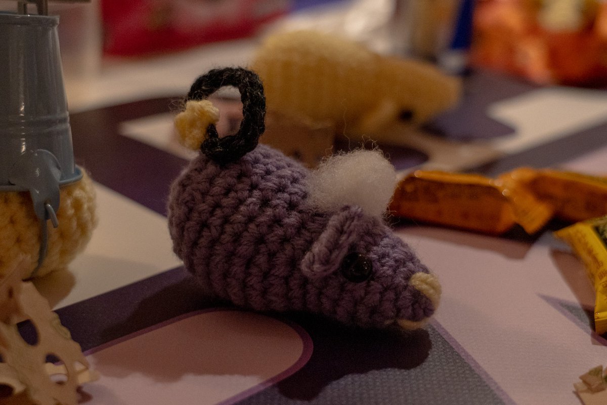 FrameFatales's tweet image. If you're a women or femme interested in speedrunning, charity events, gaming, and comradery, visit the #FrameFatales table outside of #AGDQ2025's stream room, open every day this week from 1-5PM ET!

Come chat with our amazing liasons and enjoy the many, MANY crocheted Ratales!