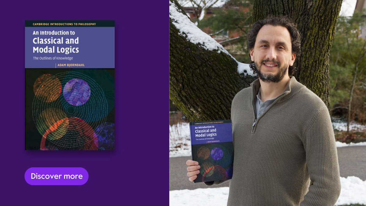 CambUP_PHILNYUK's tweet image. Looking for a textbook that covers both classical and modal logic in a comprehensive and unified way? Look no further than our latest release by Adam Bjorndahl! Visit: cup.org/4h83s6y to learn more. #textbooks #logic #learning