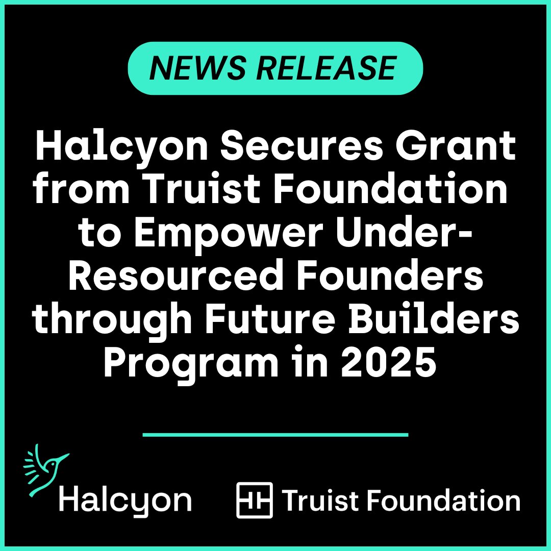 We’re grateful to receive a #TruistFoundation grant to equip founders working in Climate, Health, and EquityTech with critical tools and resources through our 2025 Future Builders Fellowship.  

Read more: ow.ly/g1CH50UCGSs <a href="/Truist/">Truist</a>