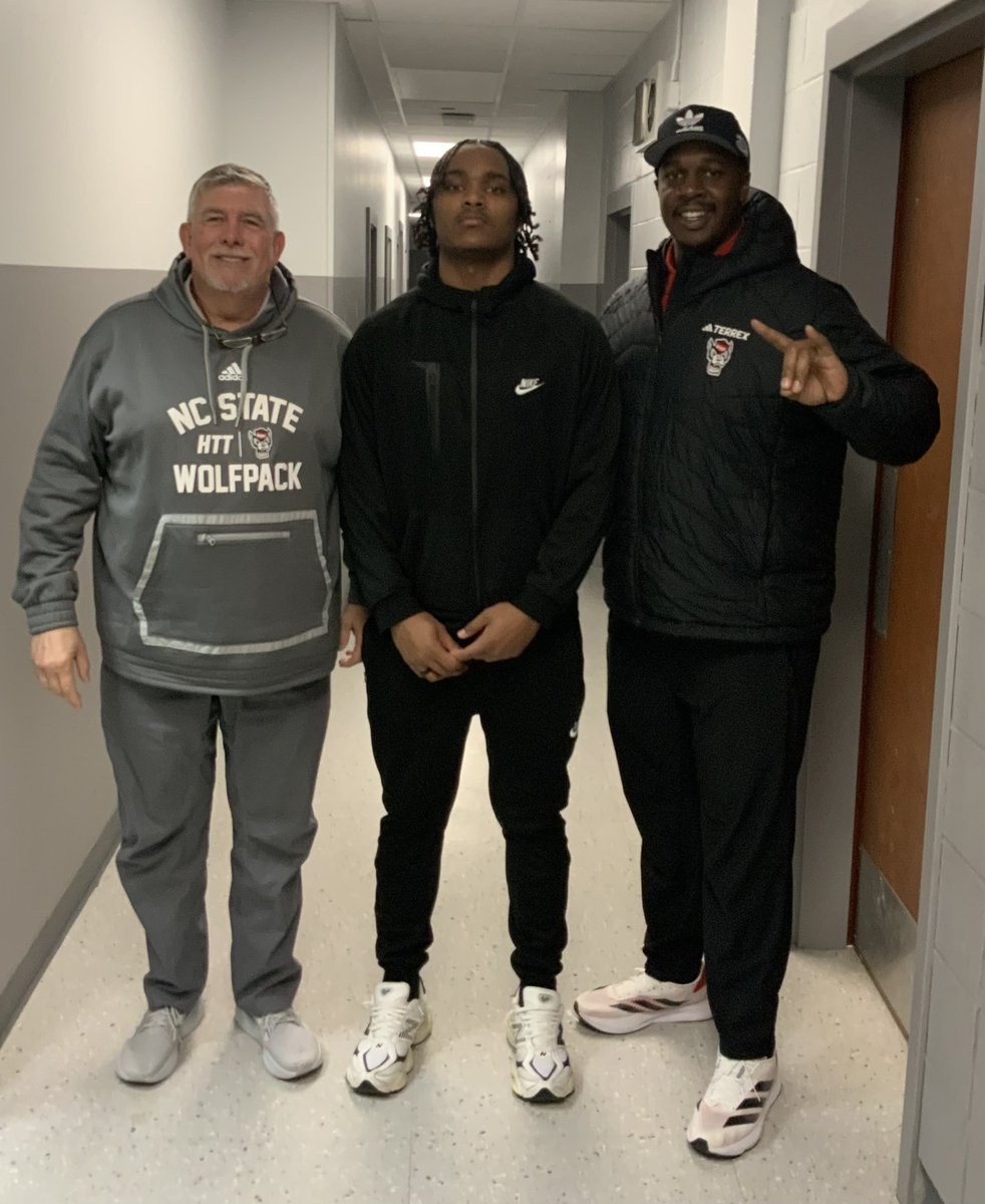 Huge thanks to <a href="/PackFootball/">NC State Football</a> and <a href="/coachwiles/">Charley Wiles</a> for coming by and checking on our guys!