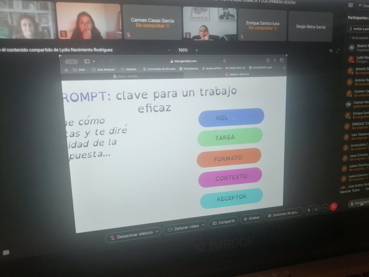 El claustro del colegio Monte Albo se forma con <a href="/LydiaNacimiento/">Lydia Nacimiento</a> en el uso de la #IA para elaborar materiales didácticos inclusivos teniendo en cuenta el #DUA. Es un privilegio poder acompañar al profesorado desde el <a href="/cepcordoba/">CEP Córdoba</a> para garantizar una educación inclusiva de calidad.