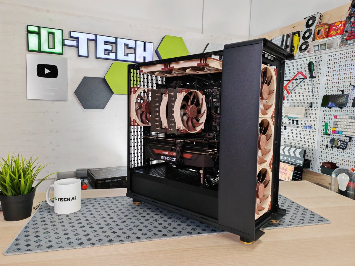 sampsa_kurri's tweet image. Tämmöstä @iotechfi seuraavalla tietokoneen kasausvideolla, löytyykö tämän teeman ystäviä kuten @JuhaKokkonen? 🤔 @Noctua_at