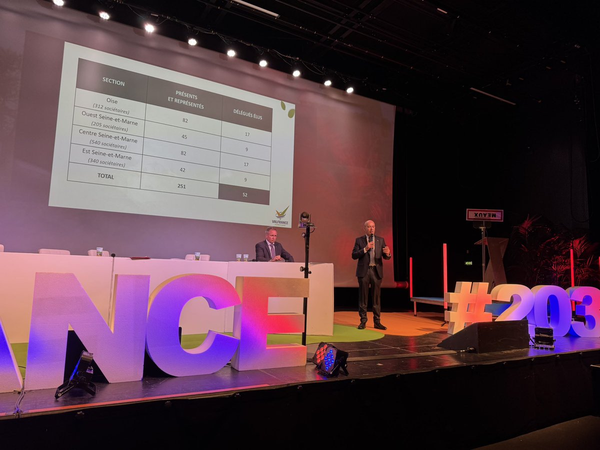 Christophe Grison guide les sociétaires lors du vote des résolutions, un moment clé pour renforcer notre gouvernance et valider nos projets ! #AG2025 #gouvernancecoopérative #Valfrance