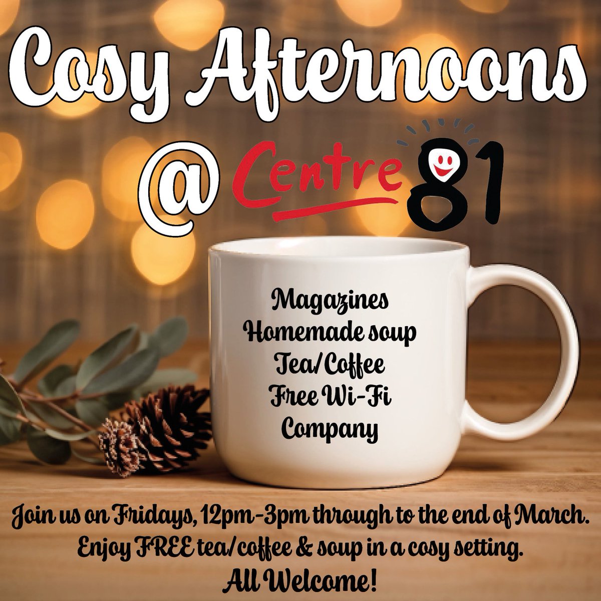 clydebankha (@clydebankha) on Twitter photo Our Cosy Afternoons, starting back tomorrow at our @Centre81_CHA ☕🍲🛜🫖. On 24 January, we will also have energy advice from <a href="/com_links/">Community Links Scotland</a> being provided. Our Cosy Afternoons, starting back tomorrow at our @Centre81_CHA ☕🍲🛜🫖. On 24 January, we will also have energy advice from <a href="/com_links/">Community Links Scotland</a> being provided.