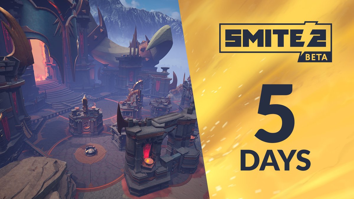 5 Days until SMITE 2 goes Free to Play!
