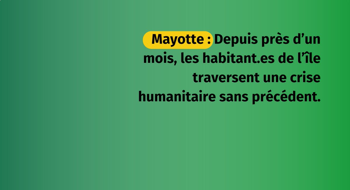 comede_asso's tweet image. #Mayotte : Les habitant·es manquent de tout, à commencer par l’eau et la nourriture.
comede.org/mayotte-lettre…
Lettre ouverte à la Commission européenne.
Avec @EMMAUSolidarite @legisti @LDH_Fr @CFDT