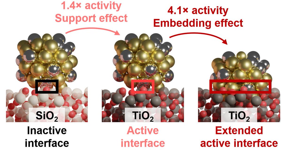 LimGarrick's tweet image. We report in @PNASNews how partial PdAu nanoparticle embedding into TiO2 support accentuates catalytic contributions from the Au/TiO2 interface.
pnas.org/doi/10.1073/pn…
@AizenbergLab @hseas @HarvardCCB
Research supported by @doescience, @doddtra