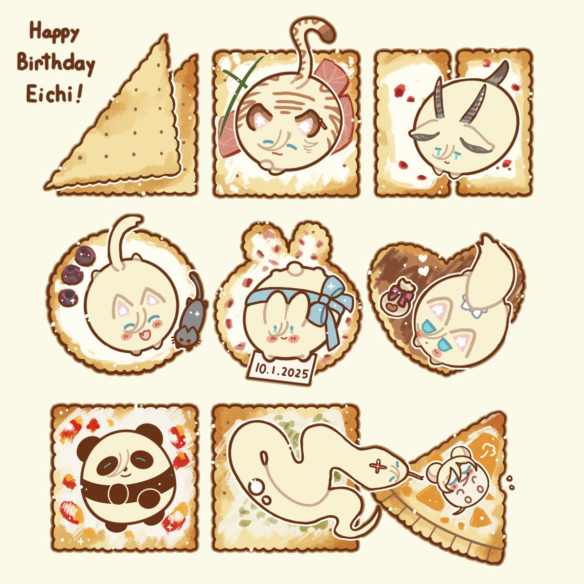 #天祥院英智誕生祭2025

( ˘▽˘)っ━☆ﾟ.*･｡ﾟ𝓗𝓪𝓹𝓹𝔂 𝓑𝓲𝓻𝓽𝓱𝓭𝓪𝔂 𝓔𝓲𝓬𝓱𝓲!