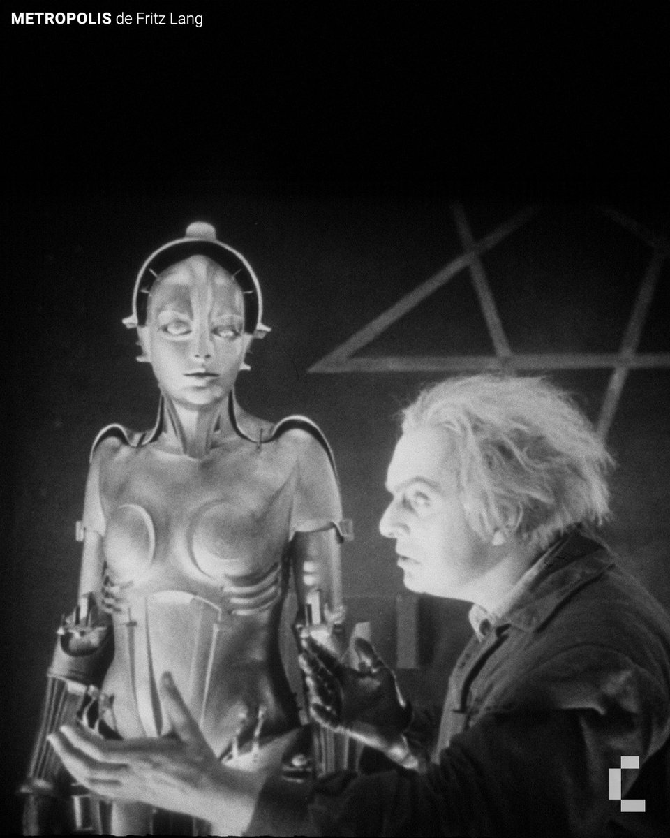 ⚙️ "METROPOLIS"

Réalisé par Fritz Lang et co-scénarisé avec Thea von Harbou, le film développe des thèmes puissants. La lutte des classes, l’humanisme face à la machine, et la quête d’équilibre entre la tête, les mains et le cœur.

Lang et von Harbou façonnent à deux l’âme de