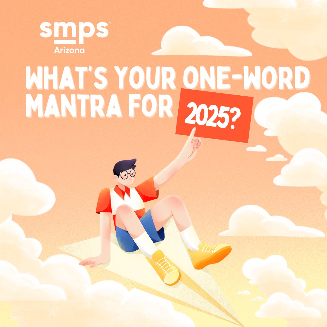 Ok everyone, 2025 is off to a boom! What will be the one word that inspires you and gets you through the year? We'll start - GROWTH! 💥Share your 2025 mantra in the comments ! 
#SMPSArizona #Marketing #BusinessDevelopment #AECMarketing