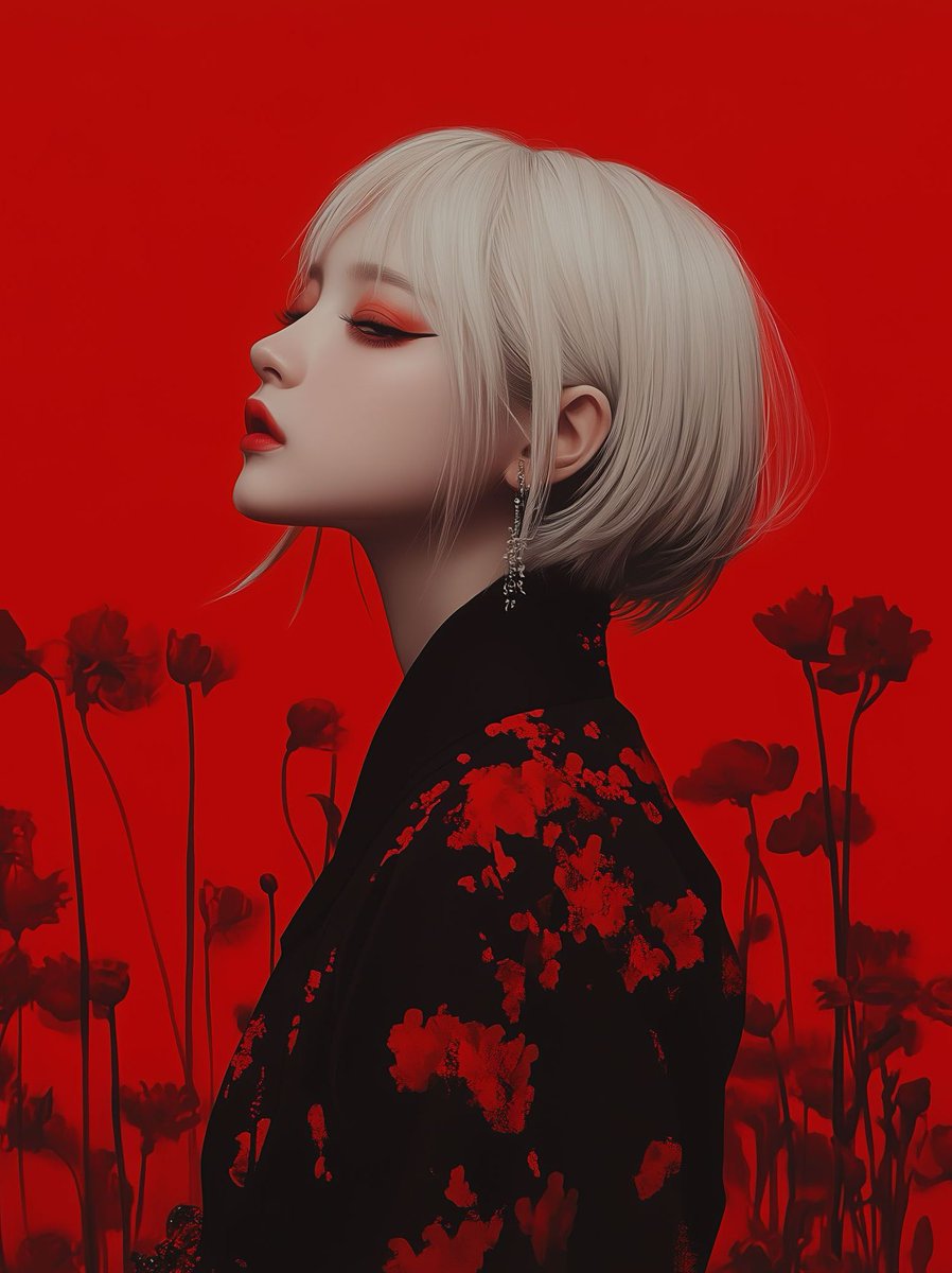 "Where scarlet meets twilight, boundaries dissolve."
#saiun_art #scarlettwilight