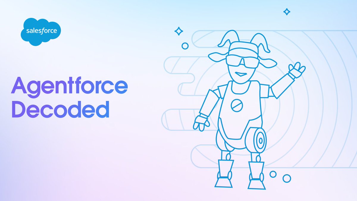 🗞️ Exciting news for #AwesomeAdmins!

Agentforce Decoded is here—a new video series packed with short, how-to demos from Admin Evangelists highlighting inspiring Agentforce use cases. Fresh videos will be added regularly!

Watch now: sforce.co/3PtKyeH