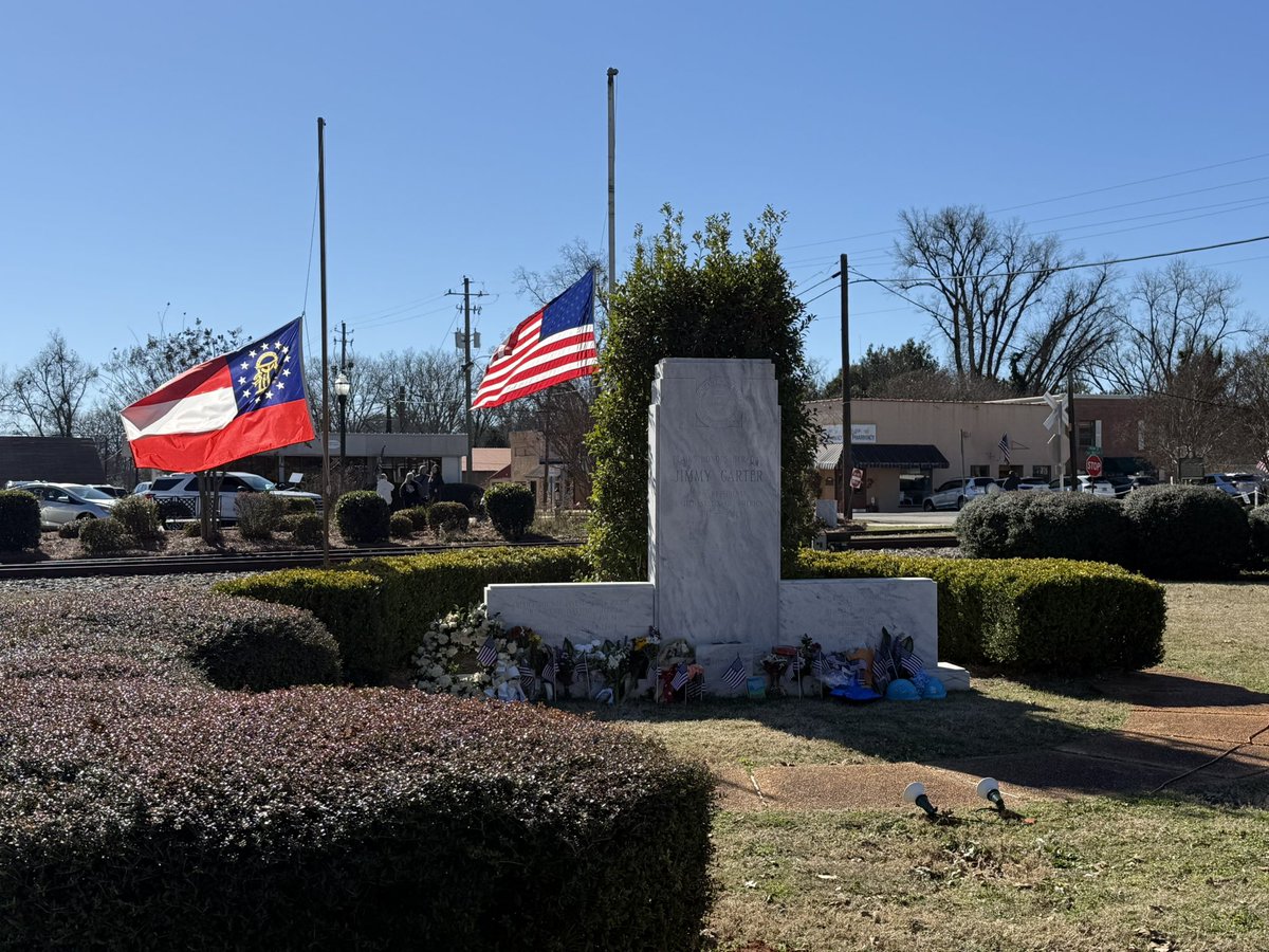 Plains, Georgia says goodbye to Georgia’s own, 39th President Jimmy Carter.