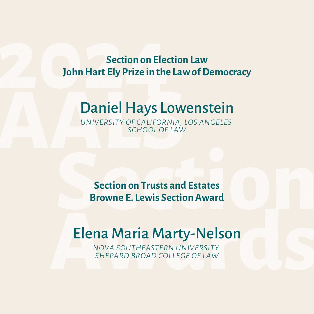 CAPBooks's tweet photo. Carolina Academic Press wishes to honor their authors recognized with #AALS section awards: 🏅 https://t.co/eZorBeEVfM