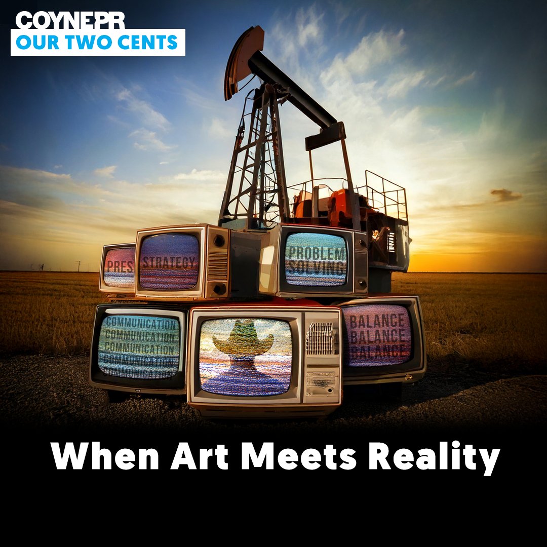 CoynePR's tweet photo. Tommy Norris from @landmanpplus = PR pro in a different world? 🤔 SVP Brian Murphy breaks down how the show’s lead character nails PR essentials like problem-solving, strategy &amp; relationships.

Catch the blog &amp; the season finale this weekend! 👇
https://t.co/GcKqZd0JSG https://t.co/cPWTGWmAsS