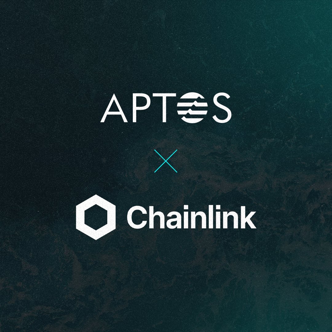 The Aptos Foundation is excited to announce that the Aptos network has  integrated @chainlink Data Feeds 🎉 Chainlink Data Feeds provide  tamper-proof data essential for building highly secure and feature-rich  applications within