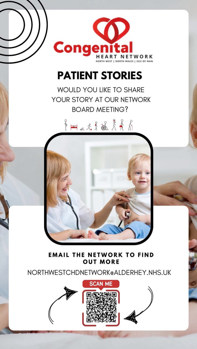 Patient Stories are at the ❤️ of what we do! 
We are looking for parents, carers or patients to get in touch if you are interested in telling us your story. 
Click the links or scan the QR code to get in touch ⬇️

forms.office.com/e/YgPPLCQZ1Y
<a href="/HeartCentreAld1/">The Heart Centre @AlderHey 💙</a> <a href="/LHCHFT/">LHCH</a> <a href="/cha_nw/">CHA</a> @team_1c