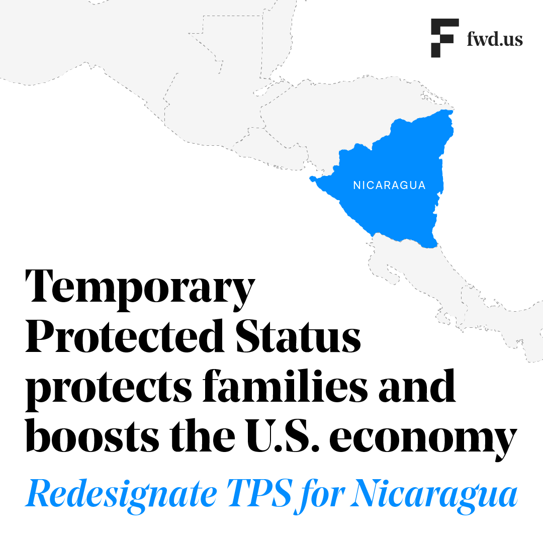 Dangerous and deadly conditions make it impossible for Nicaraguans to return to their home country safely. 🗣️Redesignating #TPS for Nicaragua would help save lives and keep families together.