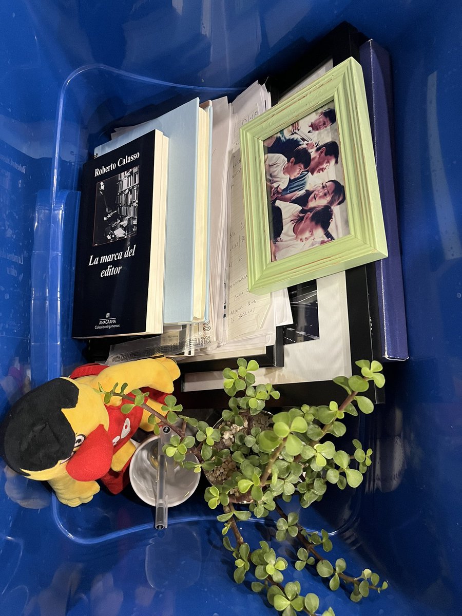 ¿La vida del editor cabe en una caja?