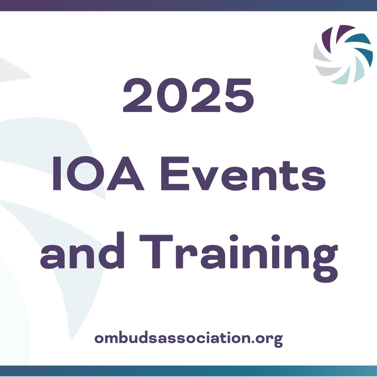 Explore the Ombuds Training Opportunities Available with IOA! ow.ly/iNbP50UCHu6