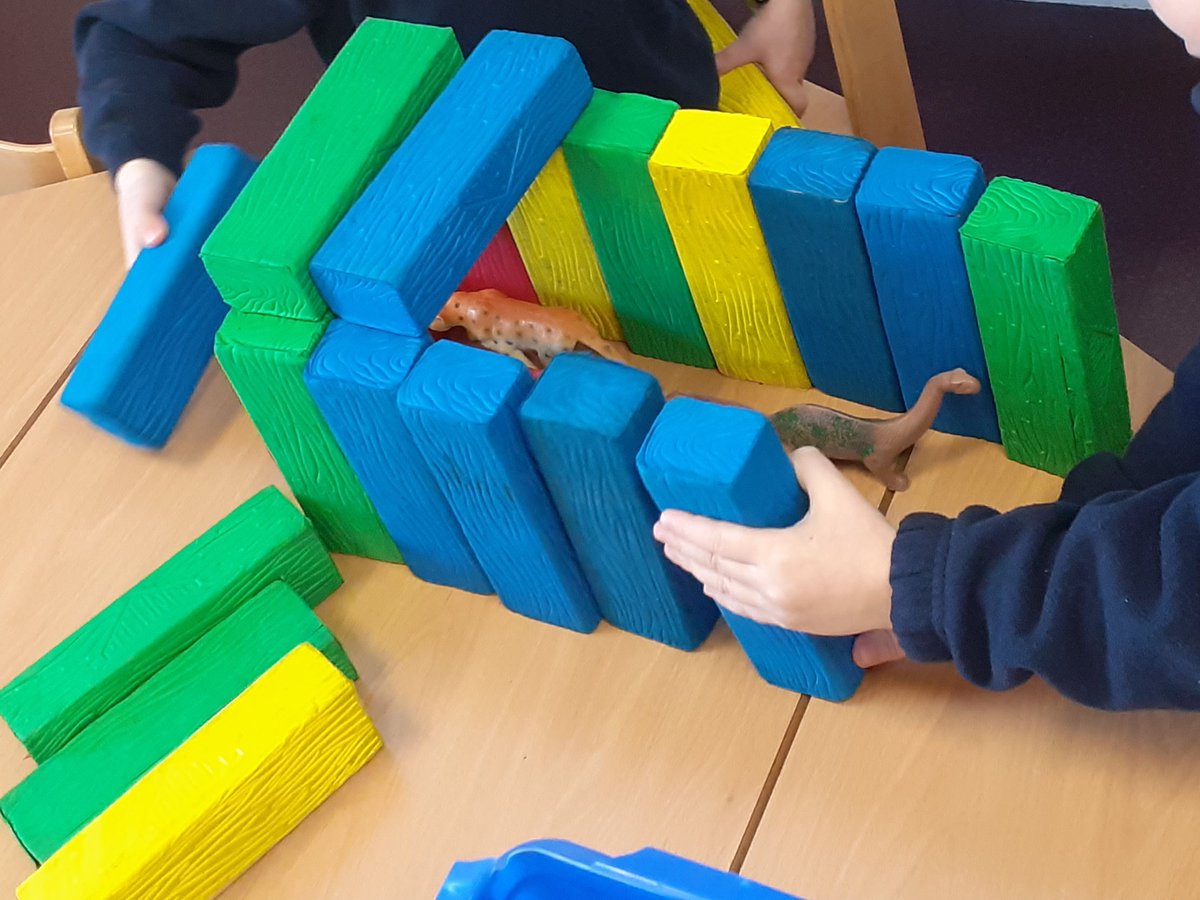 Before we start our new story 'The Billy goats gruff' Year 1 spent their English lesson making bridges for a monster to hide under. Then they imagined what the monster would say.