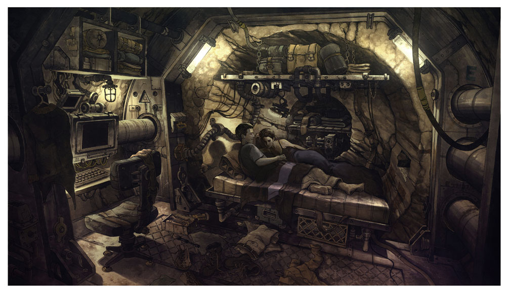 concept art for "the matrix reloaded" (2003) by jim martin