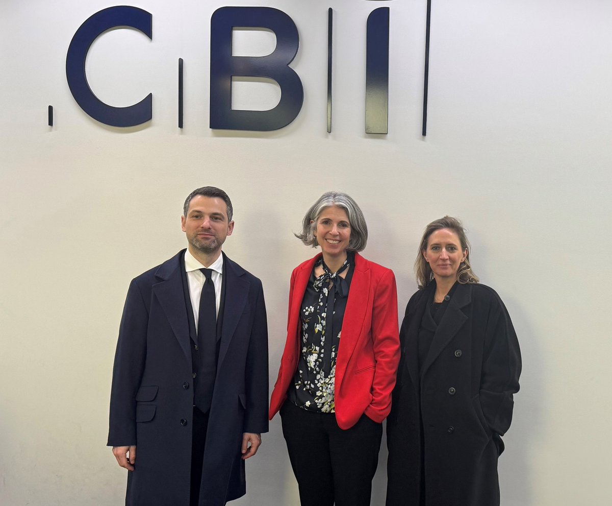 CBI (@cbitweets) on Twitter photo While the UK Prime Minister meets with the French President, our CEO <a href="/RainNewtonSmith/">Rain Newton-Smith</a> held a productive discussion with <a href="/medef/">Mouvement des Entreprises de France</a> Director General <a href="/garancepineau/">Garance Pineau</a> and Vice President for Europe <a href="/f_lesache/">Fabrice Le Saché</a> to further strengthen trade & bilateral relations between our countries. While the UK Prime Minister meets with the French President, our CEO <a href="/RainNewtonSmith/">Rain Newton-Smith</a> held a productive discussion with <a href="/medef/">Mouvement des Entreprises de France</a> Director General <a href="/garancepineau/">Garance Pineau</a> and Vice President for Europe <a href="/f_lesache/">Fabrice Le Saché</a> to further strengthen trade & bilateral relations between our countries.