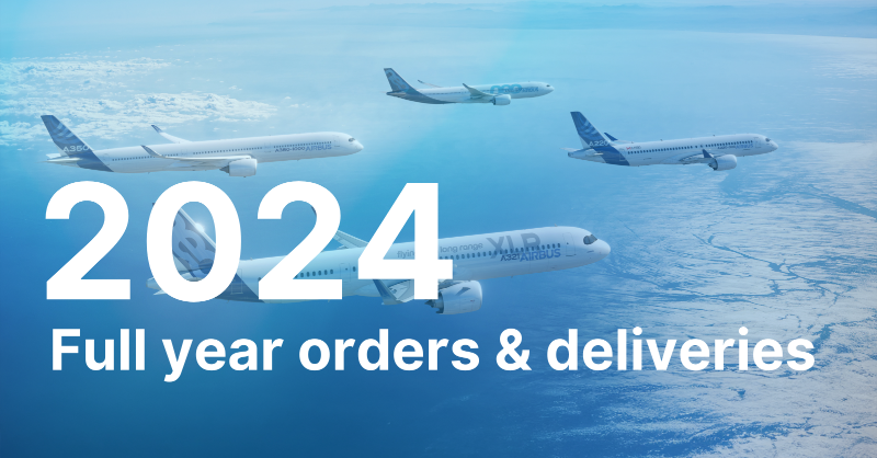 Airbus's tweet photo. An Xtra special year! In 2024 we delivered 766 aircraft including the world's first #A321XLR. ✈️ With 878 gross orders recorded, we see continued widebody order momentum and demand for more fuel-efficient aircraft. 

Read more ➡️ https://t.co/rnNgz1yt5J