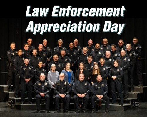 January 9 is National Law Enforcement Appreciation Day!

What is a meaningful way to show your gratitude? If you see an officer, simply thank them for their service. Together, we can ensure that their efforts are recognized and appreciated!