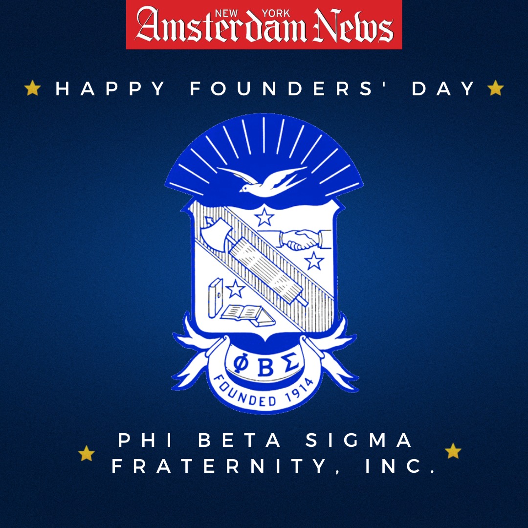New York Amsterdam News (@nyamnews) on Twitter photo Happy Founders' Day to the men of Phi Beta Sigma Fraternity, Inc. <a href="/pbs_1914/">Phi Beta Sigma</a> #Sigma111 #pbs1914 Happy Founders' Day to the men of Phi Beta Sigma Fraternity, Inc. <a href="/pbs_1914/">Phi Beta Sigma</a> #Sigma111 #pbs1914