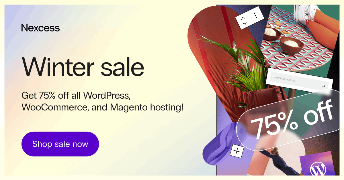 🚨 LAST CHANCE! 🚨

We’re in the final hours of the ❄️ Nexcess Winter Sale ❄️and you don’t want these deals to slip away 

Don’t miss out on blazing-fast #hosting at unbeatable prices 💨

Get 75% off all Nexcess hosting, including:
✔️ Managed #WordPress
✔️ Managed #WooCommerce
✔️