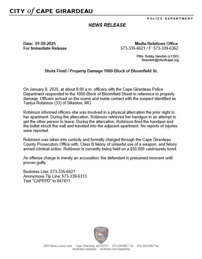 Cape Girardeau PD tweet media