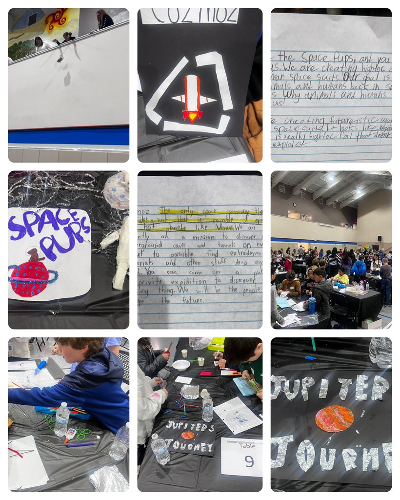Stopped by the @newbraunfelsisd Elem GT competition today. Wow!! We have some creative, innovative and collaborative students 💙 and love that our Ready, Set, Teach students (future educators 😊) from NBHS are here to assist #MoreThanMyth