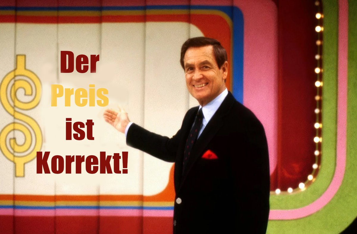 Jay Ramey (@awjayramey) on Twitter photo Imagining how the German version of The Price is Right is called Der Preis Ist Korrekt!
It's the same as the US version but the host just sounds more stern. And contestants are booted after one mistake.
<a href="/julkinen/">Antti ”Antti Gauchonen” Kautonen</a> Imagining how the German version of The Price is Right is called Der Preis Ist Korrekt!
It's the same as the US version but the host just sounds more stern. And contestants are booted after one mistake.
<a href="/julkinen/">Antti ”Antti Gauchonen” Kautonen</a>