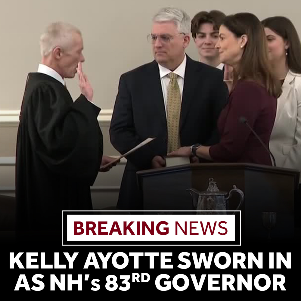 Gov. Kelly Ayotte has been sworn in as the state's 83rd governor. Continuing coverage of her inauguration: wmur.com/article/kelly-… #nhgov #nhpolitics